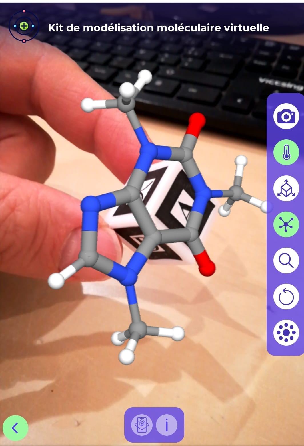 Porte-clés de réalité augmentée