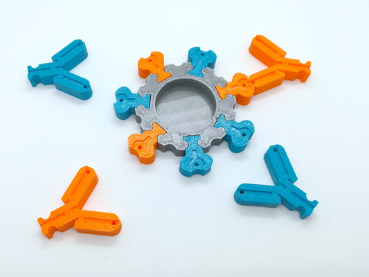 Modèle 3D des antigènes et anticorps