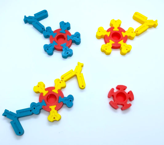 Modèle 3D des groupes sanguins