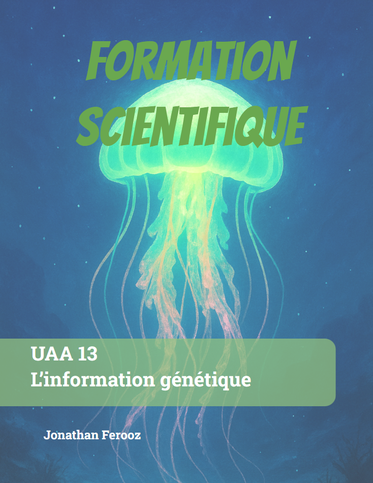 Manuel scolaire "Formation scientifique UAA13" génétique (ATG start Books)