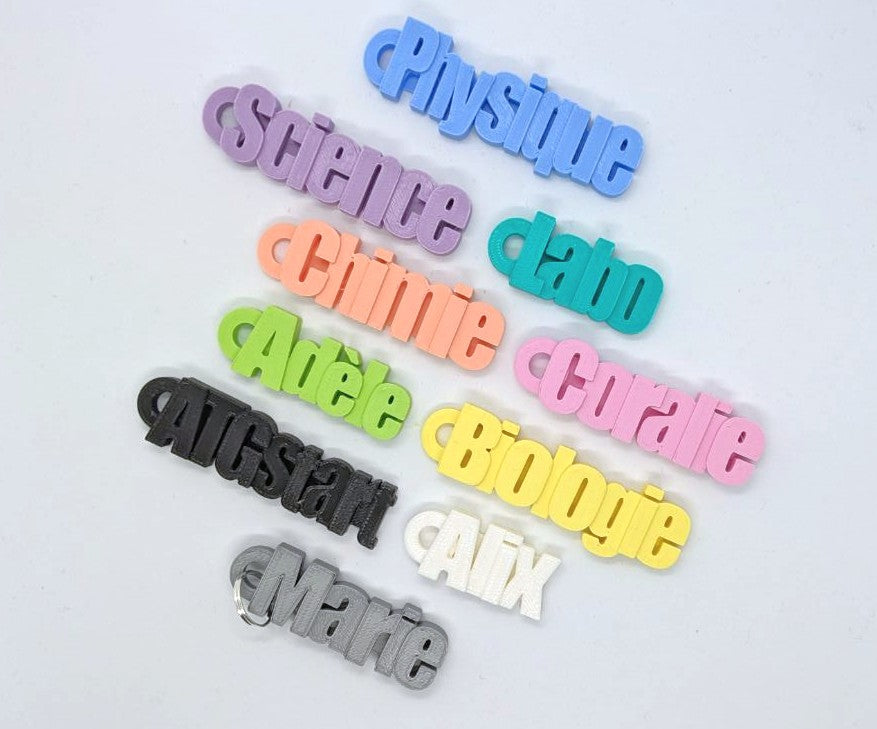 Porte-clés personnalisable