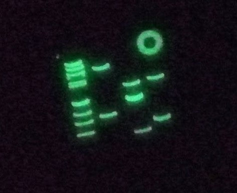 Porte-clés gel d'élèctrophorèse